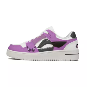 Кроссовки LINING Tianji Skateboarding Shoes Men Low-top White/purple, фиолетовый