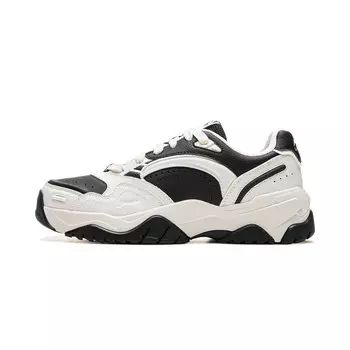 Кроссовки LINING Tianji Skateboarding Shoes Women's Low-top Black/White, черный/белый
