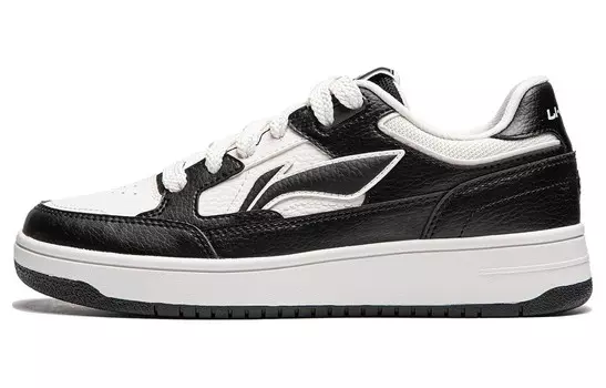 Кроссовки LINING Tianji Skateboarding Shoes Women's Low-top White/Black, белый/черный