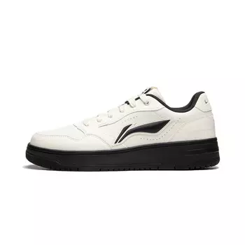 Кроссовки LINING Tianji Soft Skateboarding Shoes Men Low-top Off White, цвет Off White