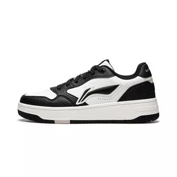 Кроссовки LINING Tianji Soft Skateboarding Shoes Women's Low-top White/black, черный
