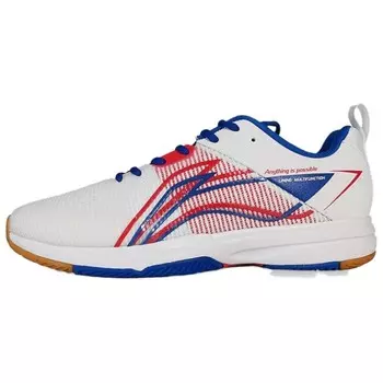 Кроссовки LINING Training Shoes Men Low-top Standard White/crystal Blue, голубой