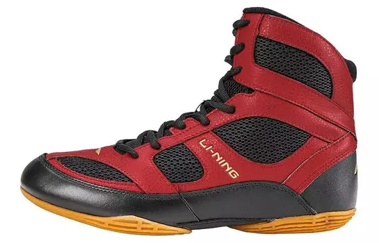 Кроссовки LINING Training Shoes Unisex High-top Red/Black, красный/черный