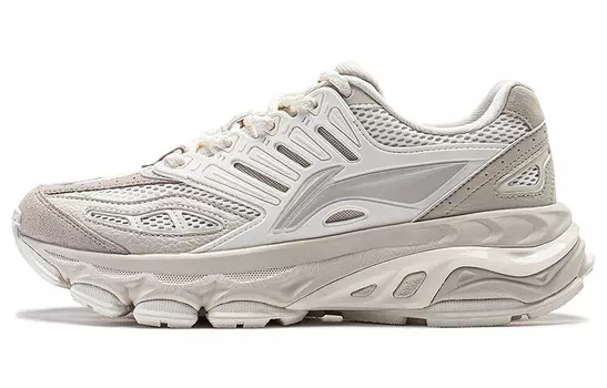 Кроссовки LINING Twenty Mountains Lifestyle Shoes Men Low-top Gray, белый