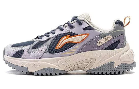 Кроссовки LINING Venus 2.0 Lifestyle Shoes Women's Low-top Lilac Purple/White, сиреневый/фиолетовый/белый