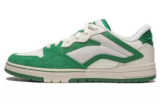 Кроссовки LiNing Wave Pro Skateboarding Shoes Men Low-top Greenish-white, зеленый