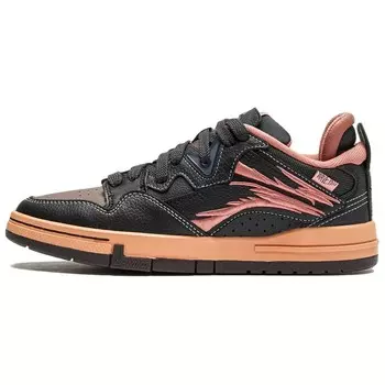 Кроссовки LINING Wave Pro Skateboarding Shoes Women's Low-top Scar Black/Brown, черный