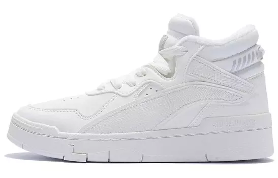 Кроссовки Lining Wave Skateboarding Mid-top, белый