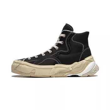 Кроссовки LiNing Wuji Skateboarding Shoes Men High-top Black, черный