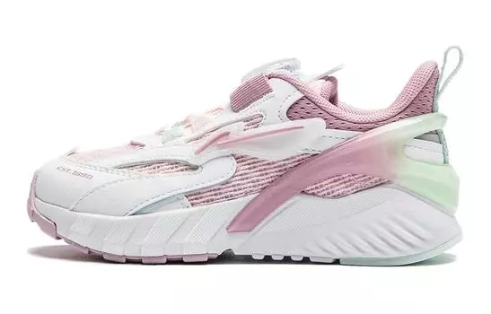 Кроссовки LINING YOUNG Galaxy V2 Kids Lifestyle Shoes Kids Low-top Standard White / Primrose Pink / Lotus Red Purple, розовый