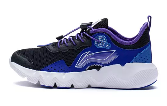 Кроссовки LINING YOUNG Kids Lifestyle Shoes GS Low-top Black/Dream Blue