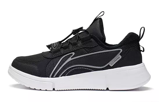 Кроссовки LINING YOUNG Kids Lifestyle Shoes GS Low-top Black