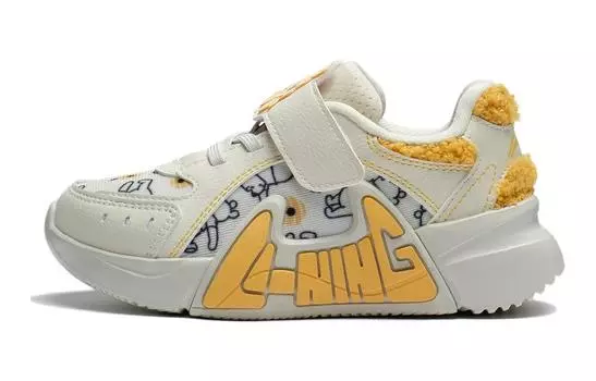 Кроссовки LINING YOUNG Kids Lifestyle Shoes GS Low-top White/Yellow