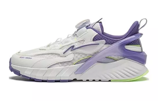 Кроссовки LINING YOUNG Kids Lifestyle Shoes GS Low-top Purple, белый