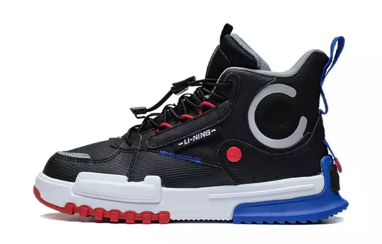 Кроссовки LINING YOUNG Kids Lifestyle Shoes GS High-top Black