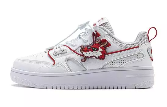 Кроссовки LINING YOUNG Kids Lifestyle Shoes GS Low-top White, белый