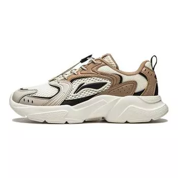 Кроссовки LINING YOUNG Kids Lifestyle Shoes GS Low-top Beige/White, цвет Off White
