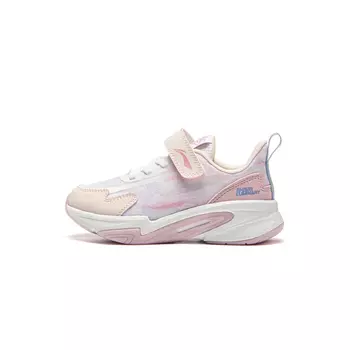 Кроссовки LINING YOUNG Kids Lifestyle Shoes Kids Low-top Light Rose Pink / Flower Branch Pink / Standard White, розовый