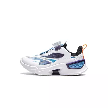 Кроссовки LINING YOUNG Kids Lifestyle Shoes Kids Low-top Standard White / Cobalt White Blue / Black, синий