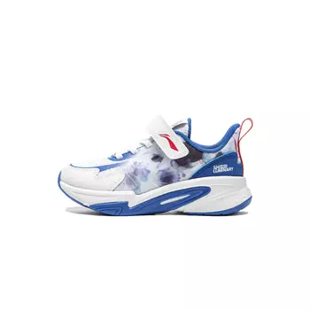 Кроссовки LINING YOUNG Kids Lifestyle Shoes Kids Low-top Standard White/brilliant Blue, синий