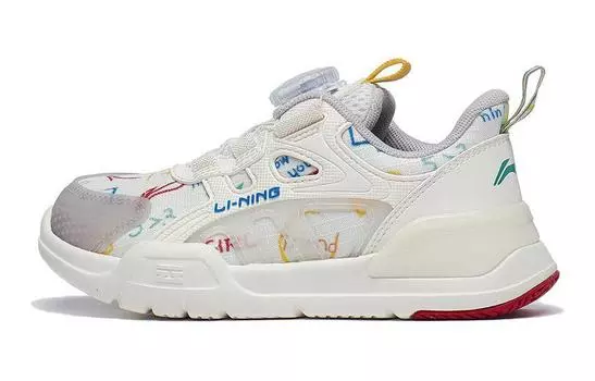 Кроссовки LINING YOUNG Kids Lifestyle Shoes Kids Low-top, цвет Off White