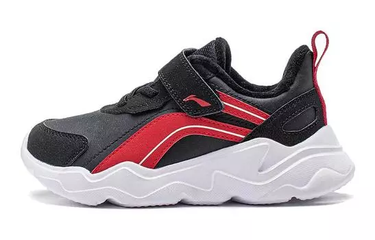 Кроссовки LINING YOUNG Kids Lifestyle Shoes Kids Low-top Black/White, черный/белый