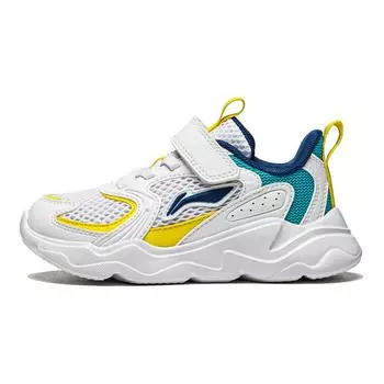 Кроссовки LINING YOUNG Kids Lifestyle Shoes Kids Low-top White/Royal/Yellow, желтый
