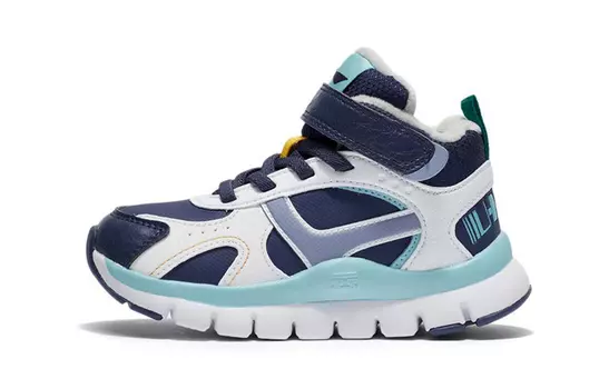 Кроссовки LINING YOUNG Kids Lifestyle Shoes PS Mid-top Standard White/dark Violet Blue