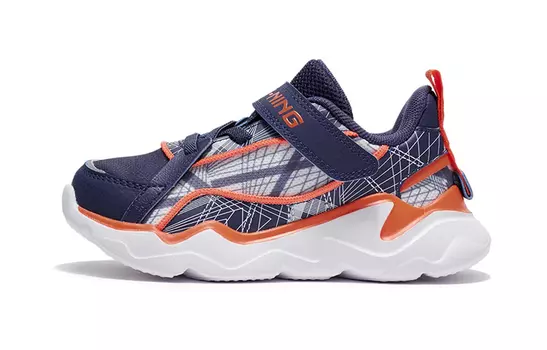 Кроссовки LINING YOUNG Kids Lifestyle Shoes PS Low-top Navy Blue/standard White