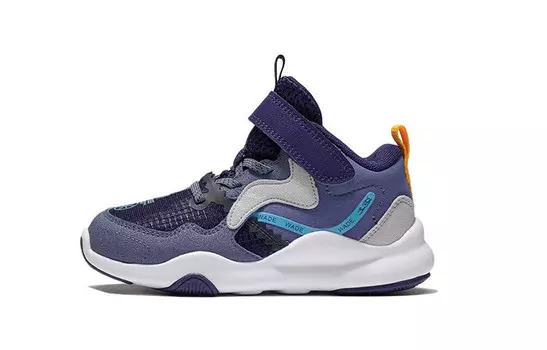 Кроссовки LINING YOUNG Kids Lifestyle Shoes PS Mid-top Deep Violet Blue/starry Sky Blue