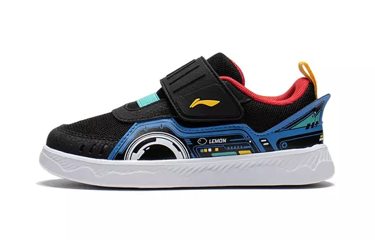 Кроссовки LINING YOUNG Kids Lifestyle Shoes PS Low-top Black/yellow/white/red