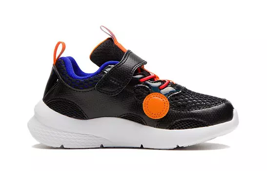 Кроссовки LINING YOUNG Kids Lifestyle Shoes PS Low-top Black / Flower Orange / Dream Blue