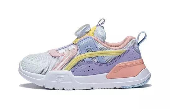 Кроссовки LINING YOUNG Kids Lifestyle Shoes PS Low-top White/purple/pink