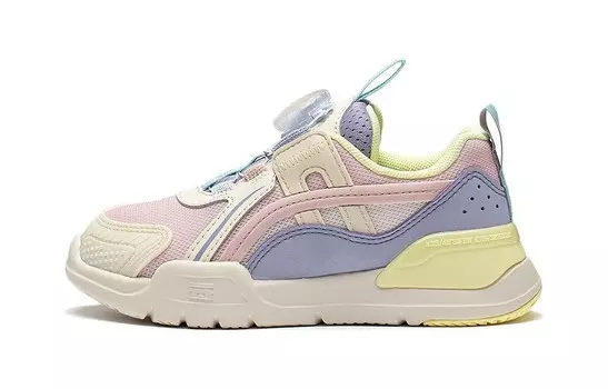 Кроссовки LINING YOUNG Kids Lifestyle Shoes PS Low-top Pink/gray/purple