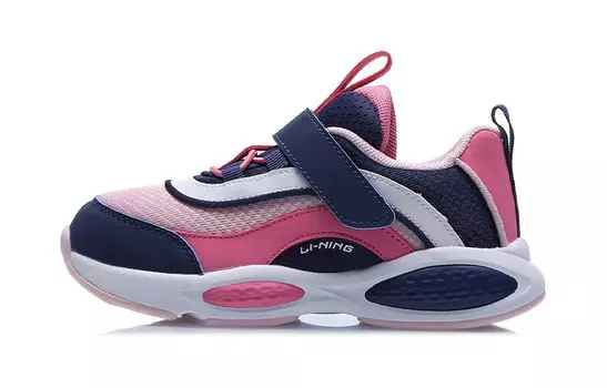 Кроссовки LINING YOUNG Kids Lifestyle Shoes PS Low-top Navy Blue/ice Crystal Powder