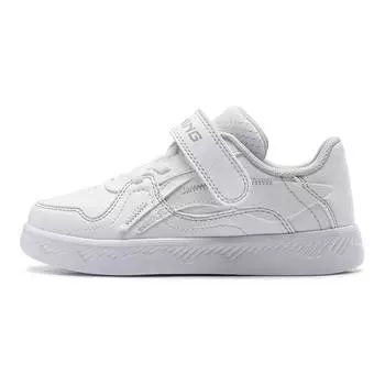 Кроссовки LINING YOUNG Kids Skateboarding Shoes Kids White, белый