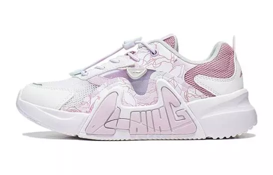 Кроссовки LINING YOUNG LN 90 SUMMER Kids Lifestyle Shoes GS Low-top White/pink