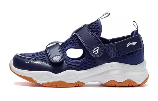 Кроссовки LINING YOUNG Sports Life Collection Kids Lifestyle Shoes GS Low-top Mineral Blue/navy Blue