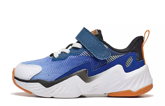 Кроссовки LINING YOUNG Sports Life Collection Kids Lifestyle Shoes Kids Low-top Mineral Blue/standard White, синий