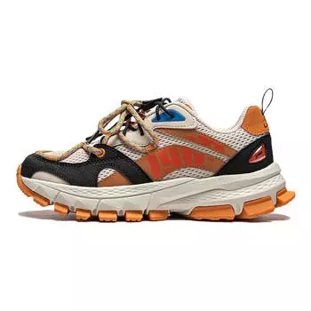 Кроссовки LINING YOUNG Sports Life Collection Kids Lifestyle Shoes GS Low-top Black/Brown, коричневый