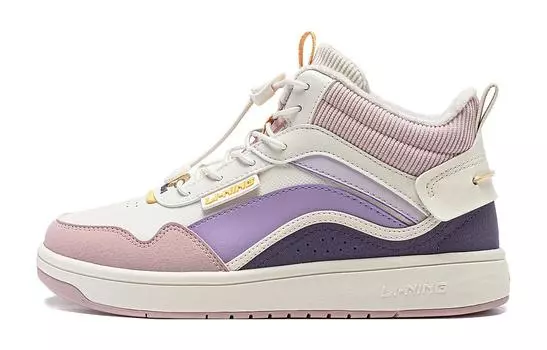 Кроссовки LINING YOUNG Sports Life Collection Kids Lifestyle Shoes GS High-top, розовый