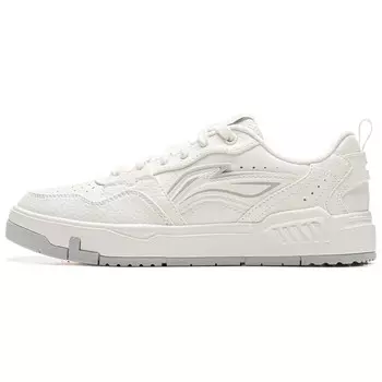 Кроссовки LINING Yuan Chu Skateboarding Shoes Women's Low-top Milky White, слоновая кость