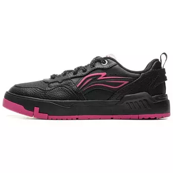Кроссовки LINING Yuan Chu Skateboarding Shoes Women's Low-top, черный