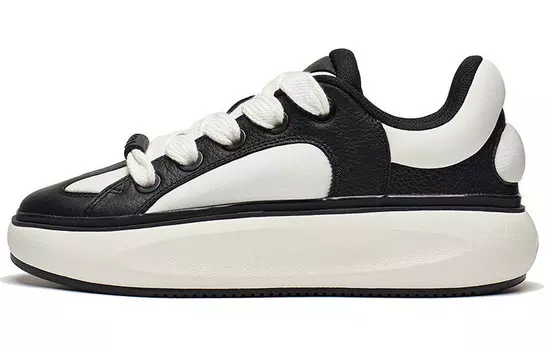Кроссовки LiNing Yun You C4D Lifestyle Shoes Men Low-top White, черный/белый