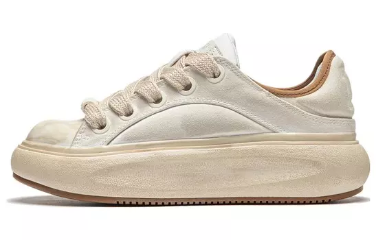 Кроссовки LiNing Yun You C4D Lifestyle Shoes Women's Low-top Milky White, слоновая кость