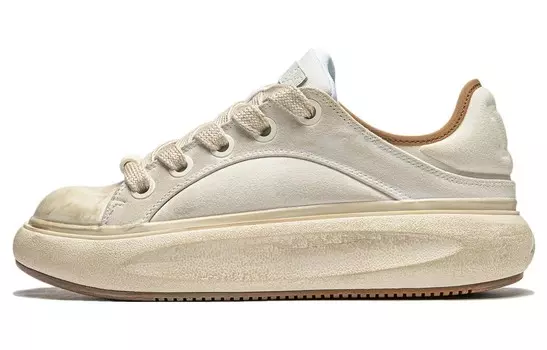 Кроссовки LiNing Yun You C4D Lifestyle Shoes Men Low-top Milky White, слоновая кость