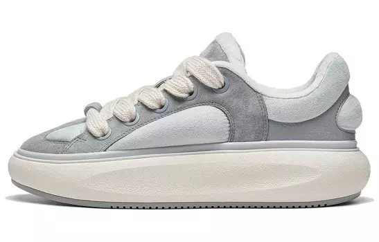 Кроссовки LiNing Yun You C4D Skateboarding Shoes Women's Low-top Gray, серый