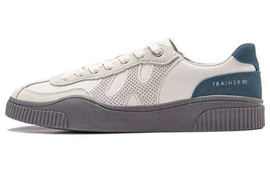 Кроссовки LINING Yunchuan Skateboarding Shoes Men Low-top White, белый