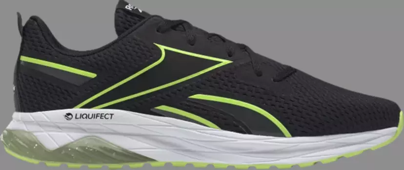 Кроссовки liquifect 180 spring 'black solar yellow' Reebok, черный