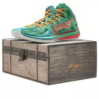 Кроссовки liren 4 высокие Li-Ning, зеленый